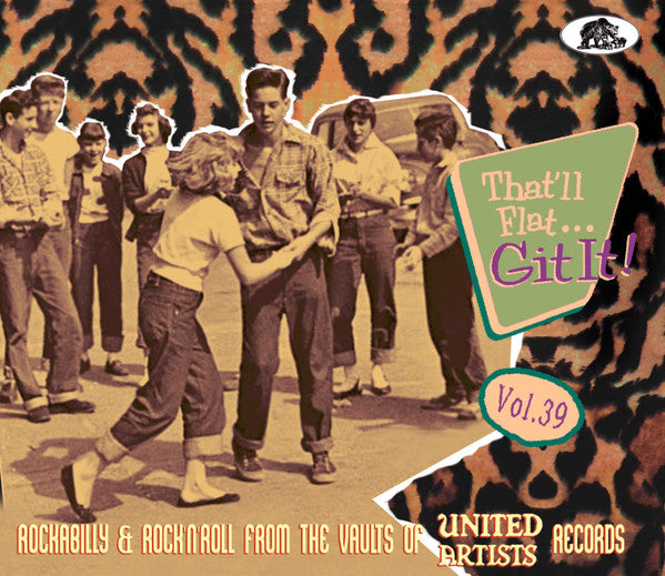 Image of Front Cover of CD - VG+/VG+ - VARIOUS, That'll Flat... Git It! Vol. 39: Rockabilly & Rock'N'Roll From The Vaults Of United Artists Records (Bear Family Records; BCD17639, Germany 2022, Digipak With Glued In Booklet, 2 Inserts), ,  - 4056311S