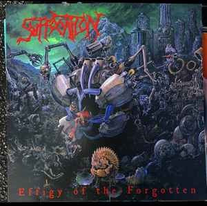 Image of Front Cover of LP - VG+/VG+ - SUFFOCATION, Effigy Of The Forgotten (Listenable Records; POSH332, France 2021 Reissue, Inner, Red Vinyl), ,  - 4026382E