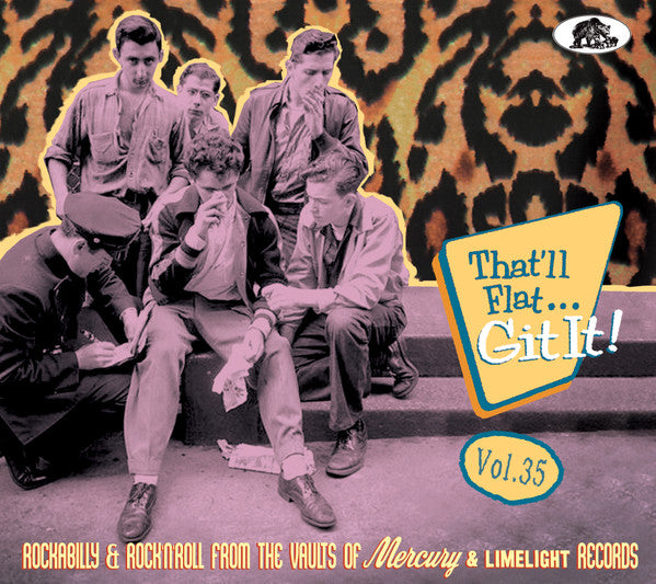 Image of Front Cover of CD - VG+/VG+ - VARIOUS, That'll Flat... Git It! Vol. 35: Rockabilly & Rock'N'Roll From The Vaults Of Mercury And Limelight Records (Bear Family Records; BCD17604, Germany 2020, Digipak With Glued In Booklet), ,  - 4056319S