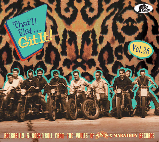 Image of Front Cover of CD - VG+/VG+ - VARIOUS, That'll Flat... Git It! Vol. 36: Rockabilly & Rock'N'Roll From The Vaults Of TNT & Marathon Records (Bear Family Records; BCD17605, Germany 2021, Digipak With Glued In Booklet), ,  - 4056320S
