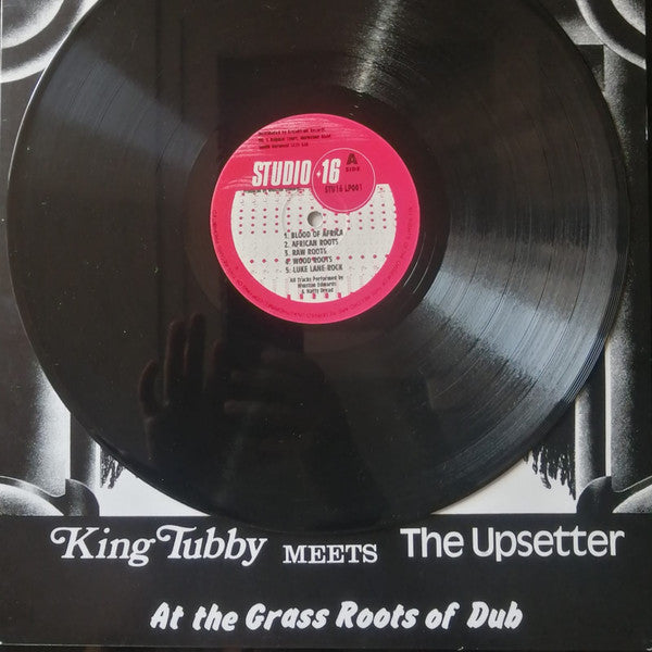 Image of Label Cover of LP - VG/G+ - KING TUBBY MEETS THE UPSETTER, At The Grass Roots Of Dub (Studio 16; STU 16LP 001,  ), Light marks only, plays VG/VG+.,  - 4046282S