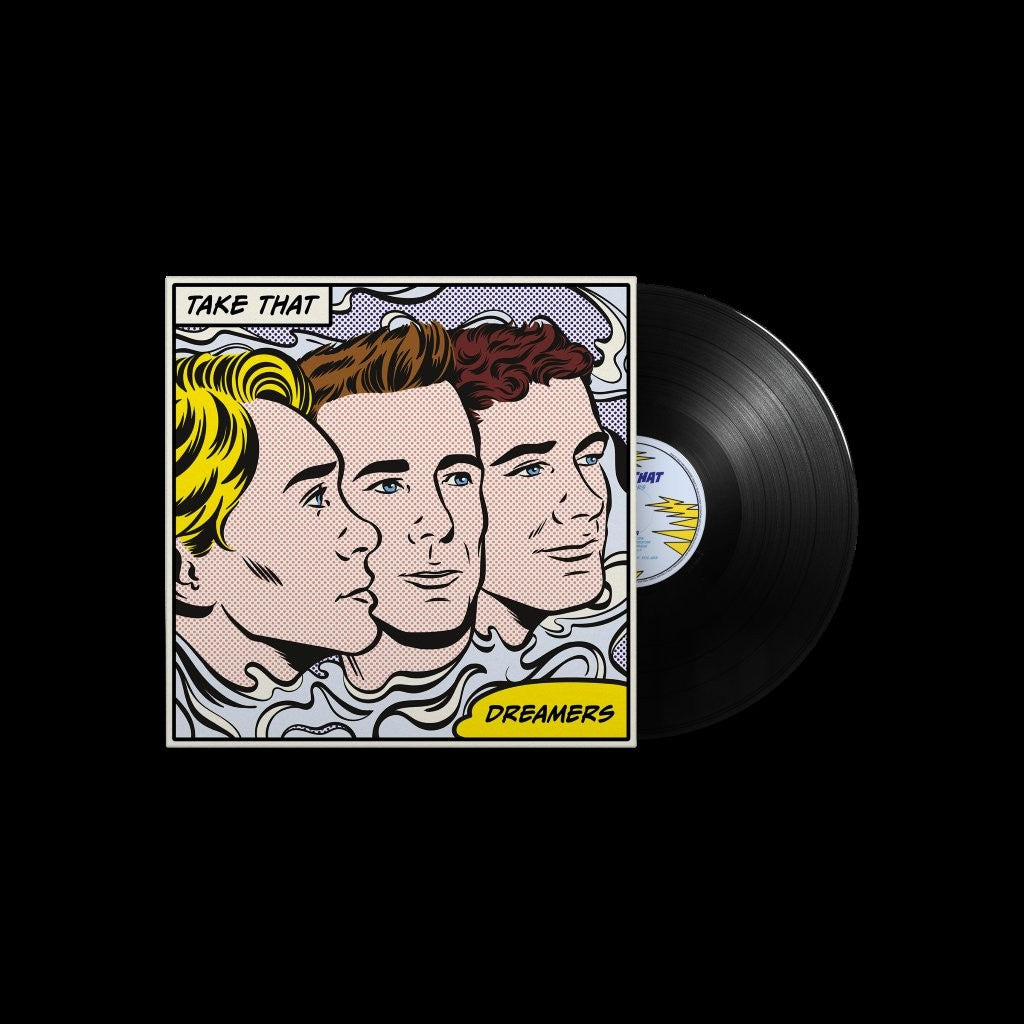 Image of Front Cover of LP - NEW/NEW - TAKE THAT, Dreamers (EMI; EMIV2149, UK 2026, Gatefold, Black Vinyl), , Take That's 2026 album Dreamers, featuring 'Wonderkids', 'You're A Superstar', 'Dreamers' and 'Feel My Love' with Michael Patrick Kelly. - 9417542C