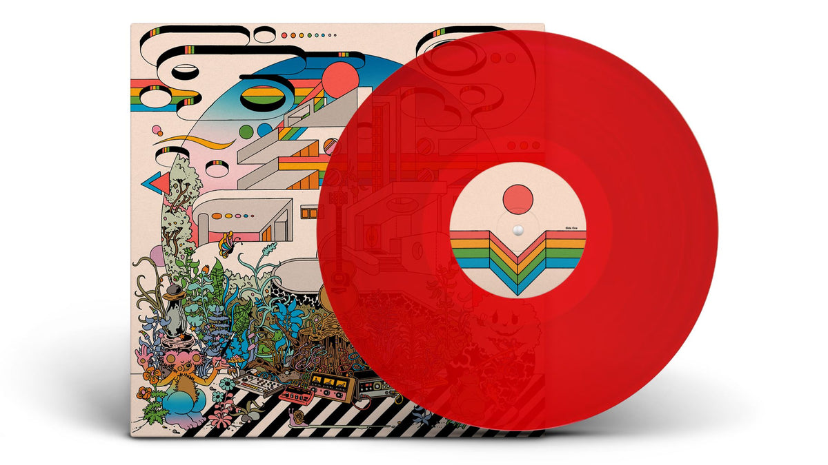 Image of Front Cover of LP - NEW/NEW - SKEE MASK & NORTH AMERICANS, Final Circle (City Slang; SLANG50626LP, UK 2026, Insert, Transparent Red Vinyl), , A collaboration between Munich producer Skee Mask and North Americans, the ambient country-folk project of guitarist Patrick McDermott. Final Circle pairs rhythmic electronic detail with wide-open, meditative textures. Please list as an album, not an EP. - 9417544C