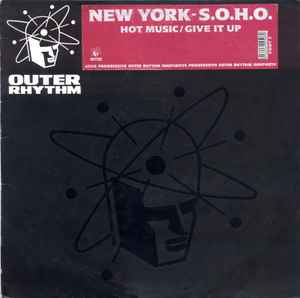 Image of Front Cover of 12" - VG+/VG - NEW YORK - S.O.H.O., Hot Music / Give It Up (Outer Rhythm; FOOT 7, UK 1990, Stickered Company Sleeve), stickered company sleeve. light scuffs only,  - 4046320S