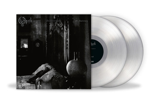 Image of Front Cover of 2xLP - NEW/NEW - OPETH, Deliverance (Music For Nations; 19958445151, UK 2026 Reissue, Crystal Clear Vinyl), , Released at a pivotal moment in Opeth’s ascent, Deliverance offers a snapshot of a band refusing to stand still. After two decades Deliverance continues to hold reverence as a true jewel in the crown of modern progressive metal. This new reissue offers a fresh opportunity to revisit a record whose power, innovation and enduring legacy remain as impactful today as when it firs