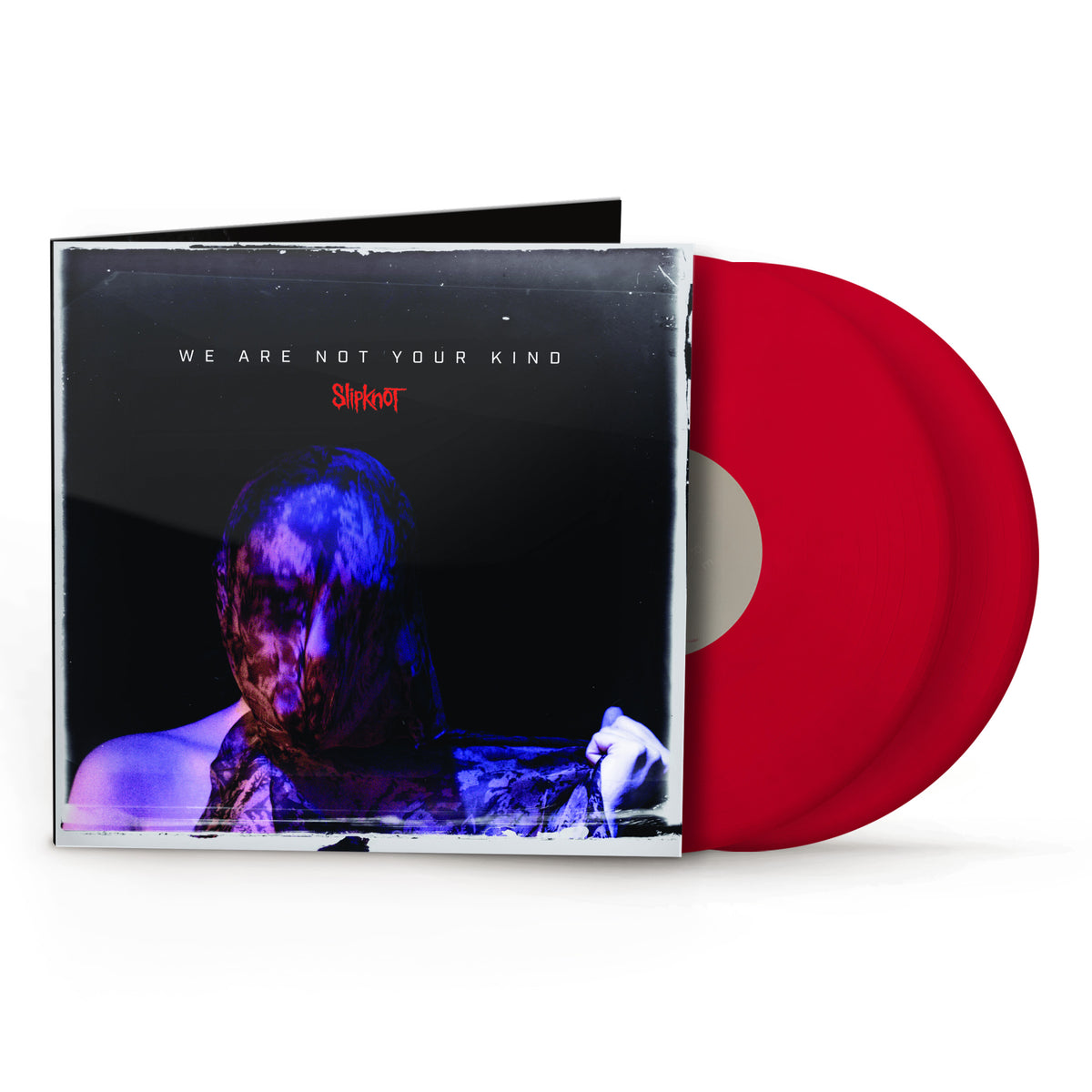 Image of Front Cover of 2xLP - NEW/NEW - SLIPKNOT, We Are Not Your Kind (Roadrunner Records; , UK 2026 Reissue, Gatefold, 140g Opaque Red Vinyl), , Limited EMEA colour repress. - 9417572C