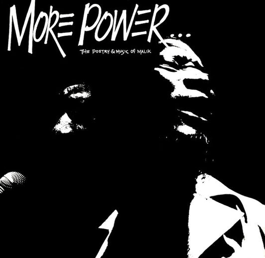 Image of Front Cover of LP - VG/VG - DELANO ABDUL MALIK DE COTEAU, More Power To The Nation - The Poetry & Music Of Malik (Dam'd Productions; DM 001, Trinidad & Tobago 1982), Strong VG across the board. Record just has a few marks from storage and sleeve has light shelf wear + a ' 5' price sticker.,  - 4016546C