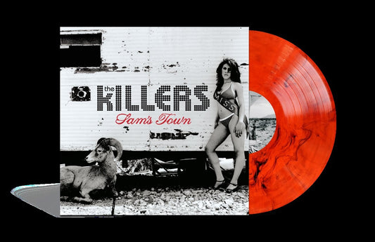 Image of Front Cover of LP - NEW/NEW - THE KILLERS, Sam's Town (20th Anniversary Edition) (UMR; 6137689, UK 2026 Reissue, Limited Edition Red Smoke Vinyl), , 20th anniversary edition of Sam's Town, mastered for vinyl and cut from the assembled analogue masters by Ryan Smith at Sterling Sound. Pressed on one 180g LP at 33 RPM on limited red smoke coloured vinyl. - 9417586C