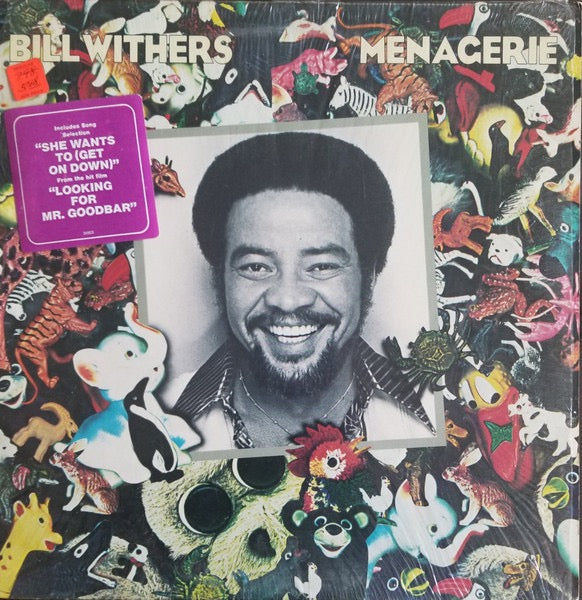 Image of Front Cover of LP - VG/VG - BILL WITHERS, Menagerie (Columbia; JC 34903, US 1977), Cut-out (Corner cut). Strong VG throughout.,  - 4016586C