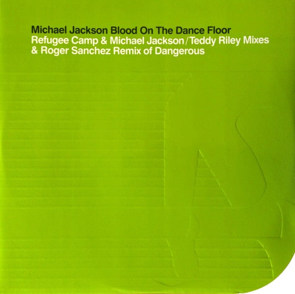 Image of Front Cover of 12" - VG+/VG - MICHAEL JACKSON, Blood On The Dance Floor (Epic; 664462 6, UK 1997, Titled Company Sleeve), Light hairlines and faint scuffs.,  - 4016581C