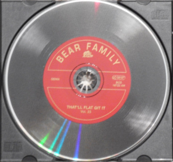 Image of Label Cover of CD - VG+/VG+ - VARIOUS, That'll Flat ... Git It! Vol. 23: Rockabilly From The Vaults Of Columbia Records (Bear Family Records; BCD 16723 AH, Germany 2006, Jewel Case), ,  - 4056335S