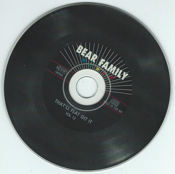 Image of Label Cover of CD - VG+/VG+ - VARIOUS, That'll Flat ... Git It! Vol. 12: Rockabilly From The Vaults Of Imperial Records (Bear Family Records; BCD 16102 AH, Germany 1997, Jewel Case), ,  - 4056337S
