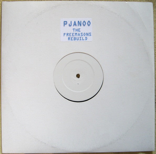Image of Front Cover of 12" - /VG - ERIC PRYDZ, Pjanoo (The Freemasons Rebuild) (Not On Label (Eric Prydz); none,   2008, Single Sided), Light marks only,  - 4026402E