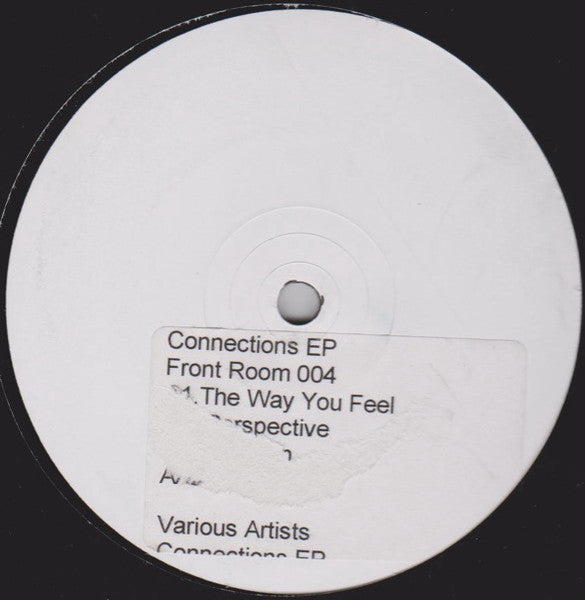 Image of Front Cover of 12" - /G+ - VARIOUS, Connections EP (Front Room Recordings ; FRM 004, UK 2002, White Label), ,  - 4026403E