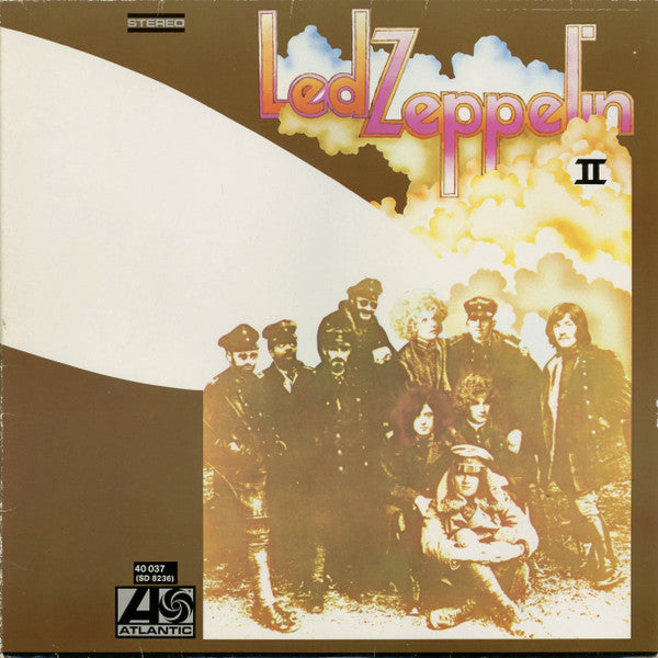 Image of Front Cover of LP - VG/G+ - LED ZEPPELIN, Led Zeppelin II (Atlantic; ATL 40 037, Europe 1980s Reissue, Gatefold, GEMA/Biem), Hairlines, edge wear,  - 4146003S