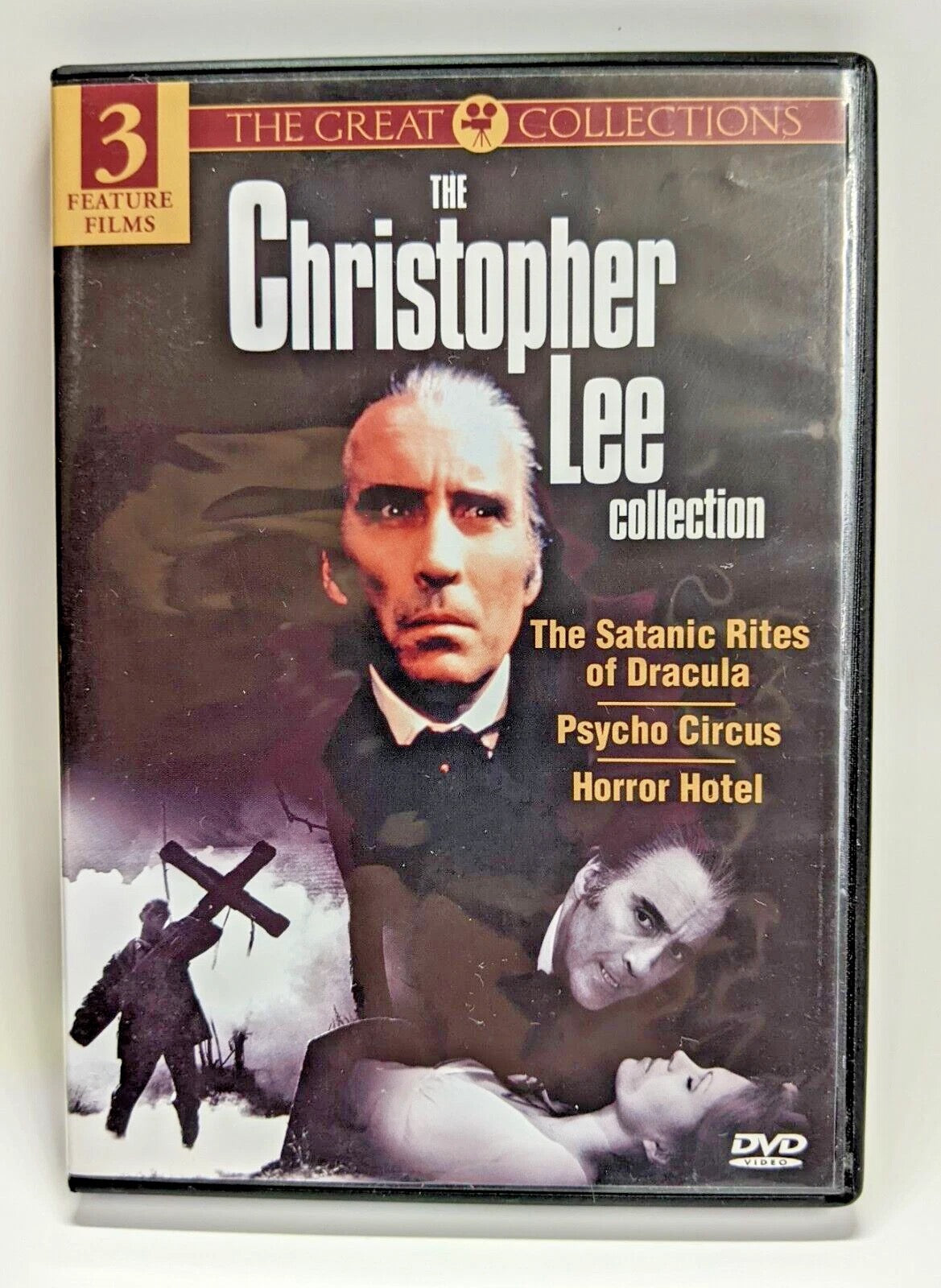 Image of Front Cover of DVD - VG+/VG+ - CHRISTOPHER LEE, The Christopher Lee Collection (Madacy Entertainment ; DVT9 50074, Canada 2004, Region 1 US), ,  - 4136008E
