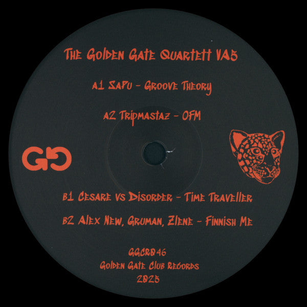 Image of Front Cover of 12" - /G+ - VARIOUS, The Golden Gate Quartett VA5 (Golden Gate Club Records; GGCR046, Germany 2026, Plain Sleeve), , A1 SaPu   Groove TheoryA2 Tripmastaz   OFM	B1 Cesare vs. Disorder   Time Traveller	B2 Alex New, Gruman, Zlene   Finnish Me - 4126031E