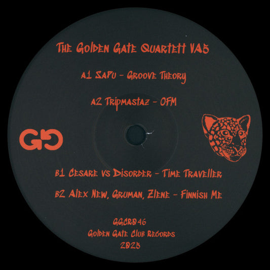 Image of Front Cover of 12" - /G+ - VARIOUS, The Golden Gate Quartett VA5 (Golden Gate Club Records; GGCR046, Germany 2026, Plain Sleeve), , A1 SaPu   Groove TheoryA2 Tripmastaz   OFM	B1 Cesare vs. Disorder   Time Traveller	B2 Alex New, Gruman, Zlene   Finnish Me - 4126031E