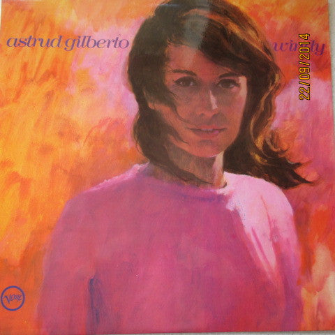Image of Front Cover of LP - VG/VG - ASTRUD GILBERTO, Windy (Verve Records; VLP 9233, UK 1968, Flipback Sleeve, Mono), Light marks only. Small sticker mark to top R corner,  - 4126045E
