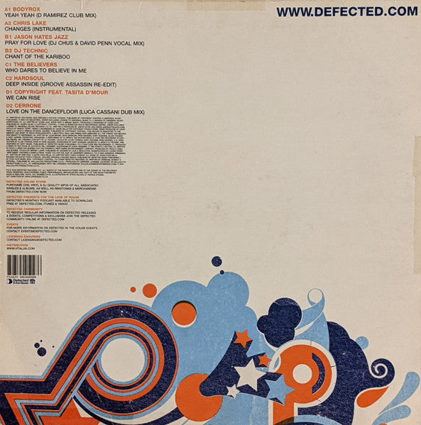 Image of Back Cover of 2xLP - G+/G+ - VARIOUS, For The Love Of House LP2 (ITH Records; FTL04LP2, UK 2006, Picture Sleeve), Light marks only. Sleeve has edgewear ans seam split.,  - 4126033E