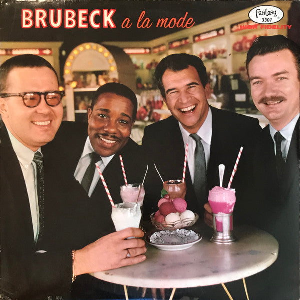 Image of Front Cover of LP - VG/VG+ - DAVE BRUBECK FEATURING BILL SMITH, Brubeck A La Mode (Original Jazz Classics; OJC-200, US 1985 Reissue), Sleeve still in shrink but with 2 bumped corners, crease. ,  - 4126009E