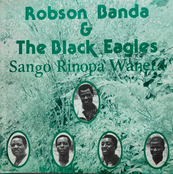 Image of Back Cover of LP - VG/VG - ROBSON BANDA & THE BLACK EAGLES, Sango Rinopa Waneta (Kumusha; KSALP 138, Zimbabwe 1992, Picture Sleeve), Light marks only, some edgewear to sleeve.,  - 4126035E