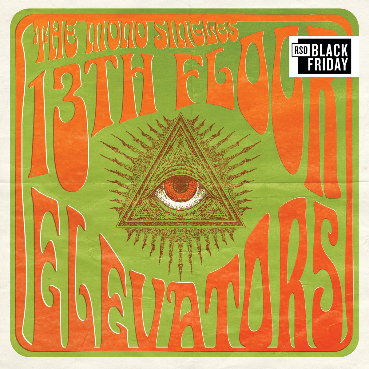 Image of Front Cover of LP - NEW/NEW - 13TH FLOOR ELEVATORS, The Mono Singles (Charly | International Artists; IA-LP-20, UK 2026), , Celebrating 60 years of the pioneering psychedelic rock band from Austin, Texas. This special anniversary release collates all of the genre-defining singles released between May 1966 and January 1969. All seven singles are included, A's and B's in chronological order and mastered in mono. This unique – world first – is dressed in specially commissioned artwork paying homage to