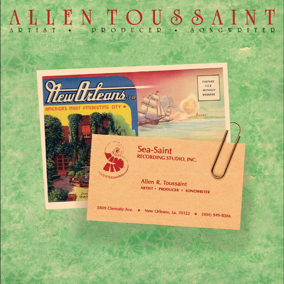 Image of Front Cover of LP - NEW/NEW - ALLEN TOUSSAINT, Artist / Producer / Songwriter (Sunset Blvd Records; LPSBR7097, UK 2026), , Without Allen Toussaint's herculean musical contributions, New Orleans' crucial musical heritage would be a footnote confined to '50s Rock & Roll. As a producer, songwriter and artist, Toussaint defined the seminal NOLA funk genre, giving hits not only to favourite sons like Ernie K. Doe and Lee Dorsey, but to Labelle, Robert Palmer, Rod Stewart and many others. - 9417712C