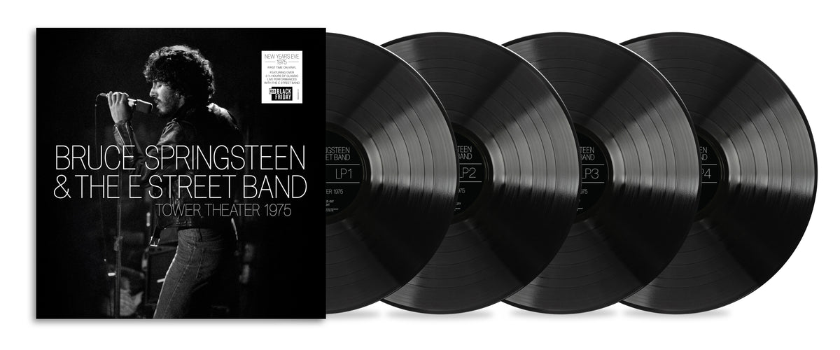 Image of Front Cover of 4xLP - NEW/NEW - BRUCE SPRINGSTEEN AND THE E STREET BAND, Live at Tower Theater Philly 1975 (Legacy; 19958455551, UK 2026, Black Vinyl), ,  Recorded live on New Year’s Eve during Bruce Springsteen & The E Street Band's legendary stand atPhiladelphia's Tower Theater in 1975, this 4-LP set captures the electric 18-song set in its entirety.Including early live favorites, “Tenth Avenue Freeze-Out” and “Jungleland” plus powerhouse hits“Born To Run,” “Rosalita (Come Out Tonight)” and mo