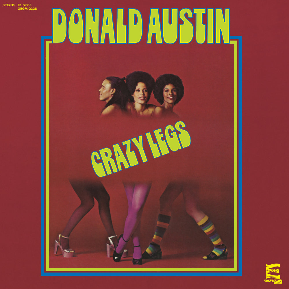 Image of Front Cover of LP - NEW/NEW - DONALD AUSTIN, Crazy Legs (ORG MUSIC; , UK 2026), , "Originally released in 1973 on Westbound Records, Donald Austin's Crazy Legs is a deep-cut Detroit funk classic produced and arranged by legendary guitarist Dennis Coffey. Blending raw grooves, psychedelic soul, and break-heavy rhythms, the album has become a cult favourite among collectors, DJs, and hip-hop producers. This Record Store Day exclusive continues Org Music's ongoing Westbound Records reissue series, bri