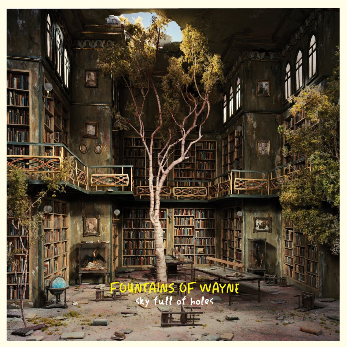 Image of Front Cover of LP - NEW/NEW - FOUNTAINS OF WAYNE, Sky Full of Holes (15th Anniversary Edition) (Yep Roc Records; LPYEP2247IE, UK 2026, Coloured Vinyl), , The final studio album from Fountains of Wayne celebrates its 15th anniversary with this reissue pressed on colour vinyl, exclusively for Record Store Day Black Friday. This is the first time the LP has been pressed since its initial release in 2011, which means this long out of print record is finally available again! - 9417751C