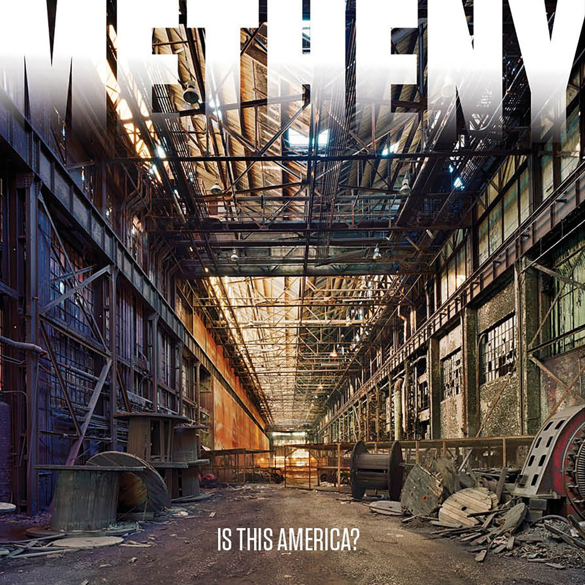 Image of Front Cover of 12” - NEW/NEW - PAT METHENY, Is This America? (Uniquity Music, exclusively licensed to Green Hill Productions; GHD6694, UK 2026), , Legendary guitarist Pat Metheny returns with the powerful new EP Is This America?, arriving alongside the nation’s 250th anniversary. A bold reimagining of a familiar theme, it breathes new life into his legacy—echoing past moments with David Bowie—while delivering fresh emotion through new tracks like We Shall Overcome and Peace Universal. - 9417790C