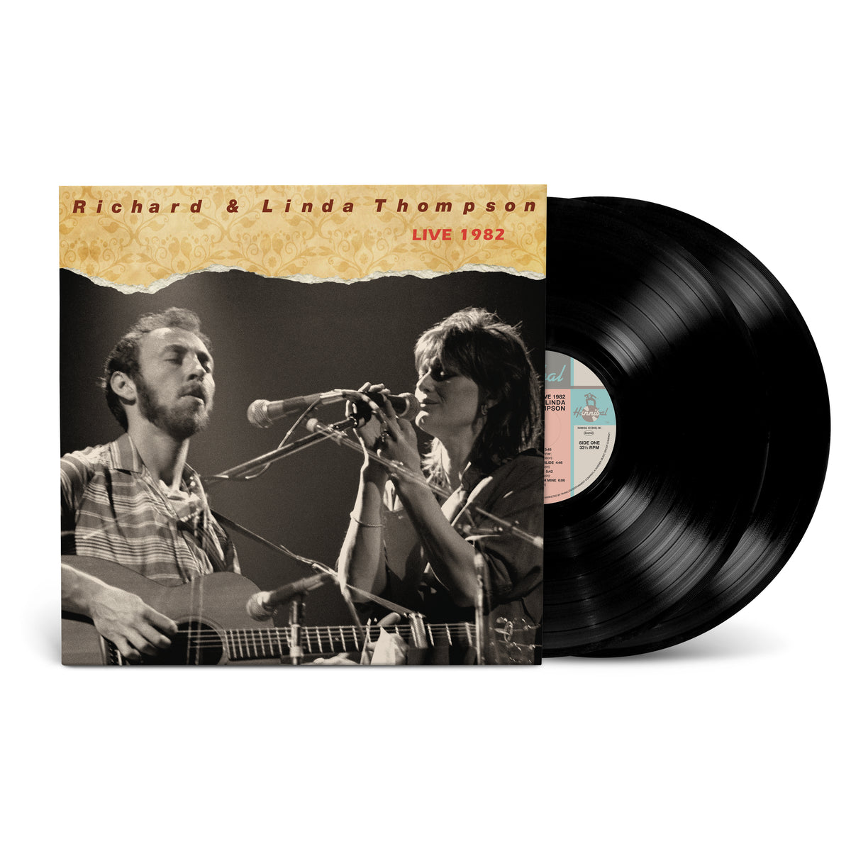 Image of Front Cover of 2xLP - NEW/NEW - RICHARD AND LINDA THOMPSON, Live, 1982: The Final Tour (Rhino; 0081227802004, UK 2026, Black Vinyl), , First time on vinyl for these performances from Richard & Linda Thompson's final tour in 1982 for their critically acclaimed album Shoot Out The Lights. 2 LPs on black vinyl in a capacity jacket. - 9417797C