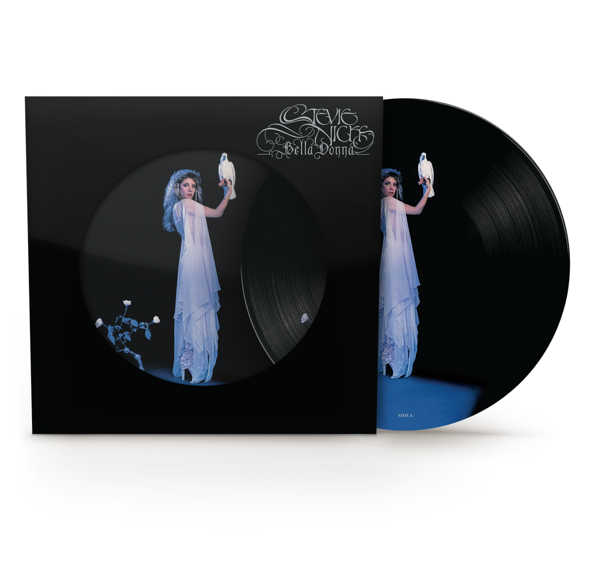 Image of Front Cover of LP - NEW/NEW - STEVIE NICKS, Bella Donna (Warner Records / Rhino; 0081227801854, UK 2026, Picture Disc), , Her quadruple platinum 1981 album on picture disc for the first time. 1-LP picture disc in die cut jacket. - 9417807C