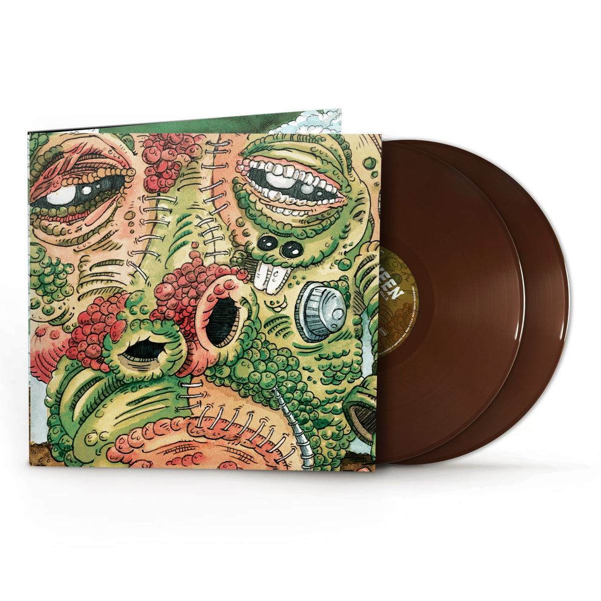 Image of Front Cover of 2xLP - NEW/NEW - WEEN, Shinola, Vol. 2 (Rhino; 0081227801991, UK 2026, Gatefold, Beautiful Brown Vinyl), , The long awaited second volume in the Shinola series from Ween. This is a collection of previously unreleased outtakes, fan favorites  and rare B-sides spanning the length of the band’s recording career. 2LP on beautiful brown vinyl. - 9417817C