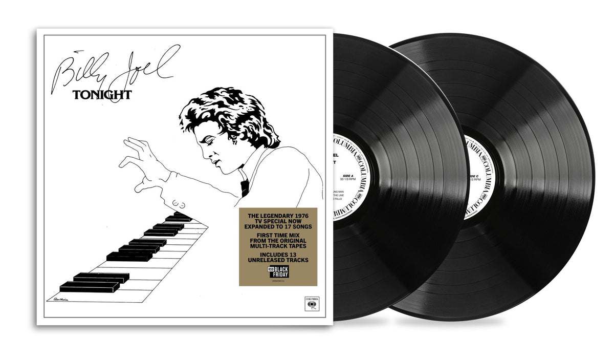 Image of Front Cover of 2xLP - NEW/NEW - BILLY JOEL, Tonight (Legacy; 19958459831, UK 2026, Black Vinyl), , Previously unreleased live and demo material from the Turnstiles album for its 50th anniversary. - 9417845C