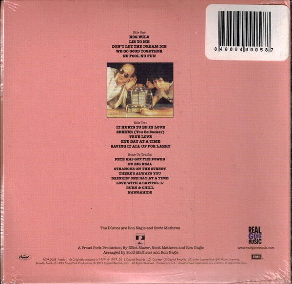 Image of Back Cover of CD - VG+/VG+ - D ROCS, D rocs (Real Gone Music; RGM-0058, US 2012 Reissue, Fold Over Sleeve), ,  - 4116045C