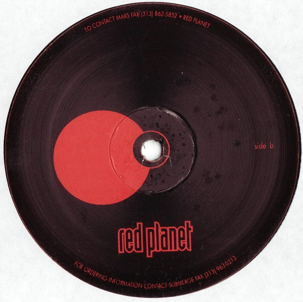 Image of Back Cover of 12" - /VG - THE MARTIAN, Meet The Red Planet (Red Planet; RP-1, US 1992, "The Intruder" plays inside-out.), Light hairlines and marks on label.,  - 4116037C