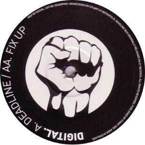 Image of Front Cover of 12" - /VG - DIGITAL, Deadline / Fix Up (Function; DEADRP001, UK 2005 Reissue), Lots of marks but plays VG, with some surface noise,  - 4126058E