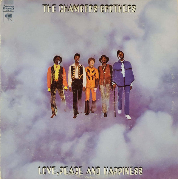 Image of Front Cover of 2xLP - VG/VG - THE CHAMBERS BROTHERS, Love, Peace And Happiness / Live At Bill Graham's Fillmore East (Columbia; KGP 20, US 1969, Gatefold), Records are strong VG with just a few light hairlines. ,  - 4126018E