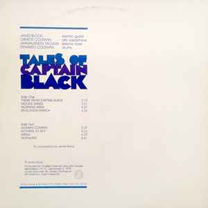 Image of Back Cover of LP - VG/VG - JAMES BLOOD ULMER, Tales Of Captain Black (Artists House; AH 9407, US 1979, Gatefold, Booklet), Light marks, promo notch cut bottom edge,  - 4146018S