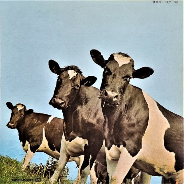 Image of Back Cover of LP - VG/G - PINK FLOYD, Atom Heart Mother (Harvest Green/Yellow Labels With SACEM Box; SHVL 781, France 1980s Reissue, Gatefold Sleeve With PM261 Price Code), ,  - 4116070C