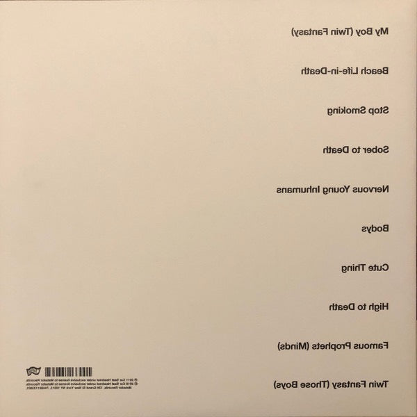 Image of Back Cover of 2xLP - VG+/VG+ - CAR SEAT HEADREST, Twin Fantasy (Mirror To Mirror) (Matador; OLE-1330-0, US 2018 Reissue, Gatefold, 2 Inners, White Vinyl), ,  - 4116102C