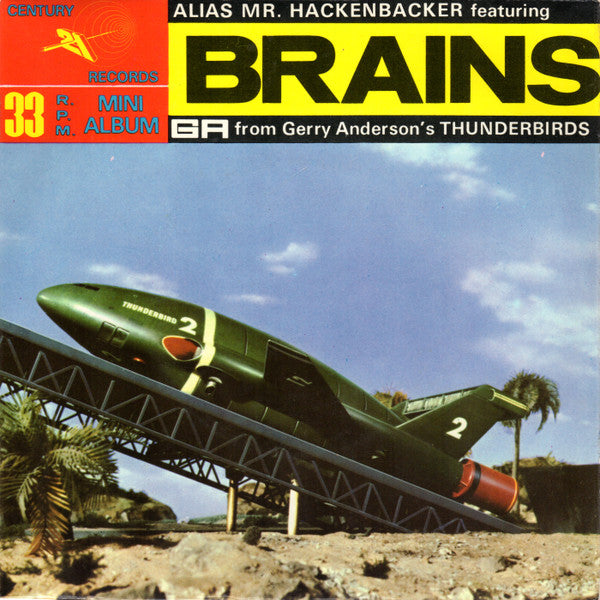 Image of Front Cover of 7" EP - VG/VG - BARRY GRAY, Alias Mr. Hackenbacker Featuring Brains (Century 21 Records ; MA 123, UK 1967, Laminated Flipback Sleeve), ,  - 4126118E