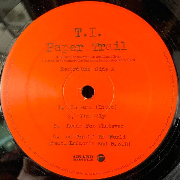 Image of Label Cover of 2xLP - VG/VG - T.I., Paper Trail (Atlantic; 512267-1, US 2008, Picture Sleeve, Insert), ,  - 4126041E