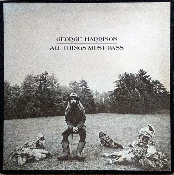Image of Front Cover of 3xLP - VG/G+ - GEORGE HARRISON, All Things Must Pass (Parlophone Black & Silver Labels With One EMI Box; STCH 639, South Africa 1971 Reissue, Box Set With Tracklist Printed Inside), Light marks only, Good gloss to discs, Very light fogging to disc 3, Box intact with some wear all round ,  - 4116076C
