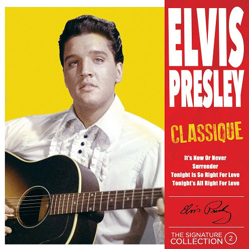 Image of Front Cover of 7" EP - EX/EX - ELVIS PRESLEY, Classique (VPI; 782 535, France 2016, Picture Sleeve, Yellow Vinyl), Still In Opened Shrinkwrap, Limited Edition Number 232,  - 4126097E