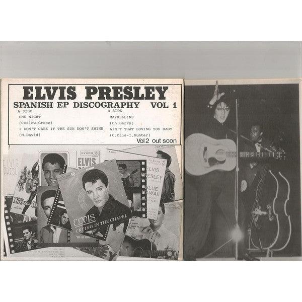 Image of Back Cover of 7" EP - VG+/VG+ - ELVIS PRESLEY, For The Spanish Fans Vol 1 (Not On Label; EP001, Europe 1990s, Gatefold), ,  - 4126095E