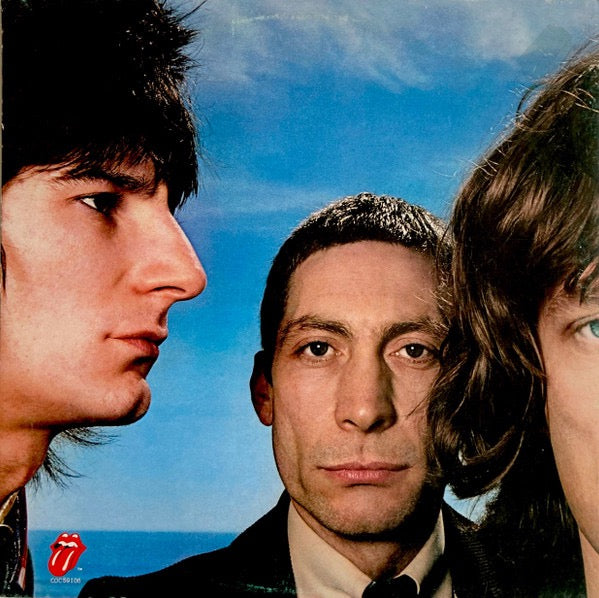 Image of Back Cover of LP - VG/G+ - THE ROLLING STONES, Black And Blue (Rolling Stones Records; COC 59106, Netherlands 1977 Reissue, Gatefold, Inner, No Insert, Blue Vinyl), Hairlines when held to strong light, Nothing feelable, Edge wear, Inner split down one side, No insert,  - 4116078C