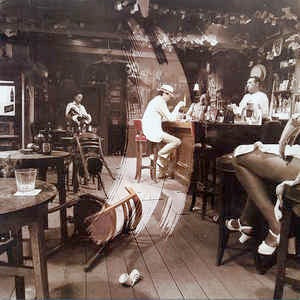 Image of Front Cover of LP - VG/G - LED ZEPPELIN, In Through The Out Door (Swan Song; SSK 59410, UK 1979, "E" Sleeve, No Brown Paper Outer, Inner), Fair few light marks and surface scuffs, Crease to sleeve opening,  - 4116081C